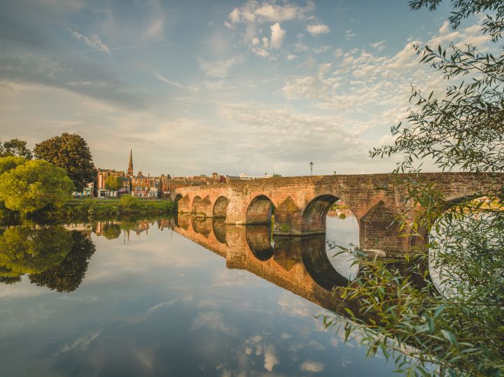 Bridge in Dumfries town