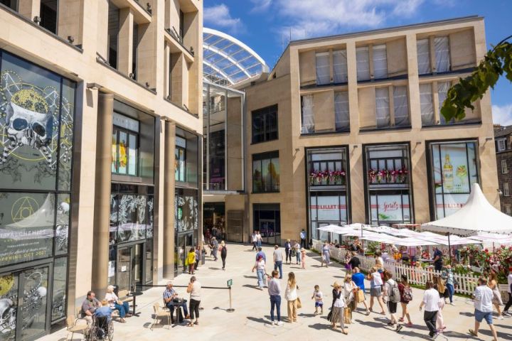 St James Quarter from outside