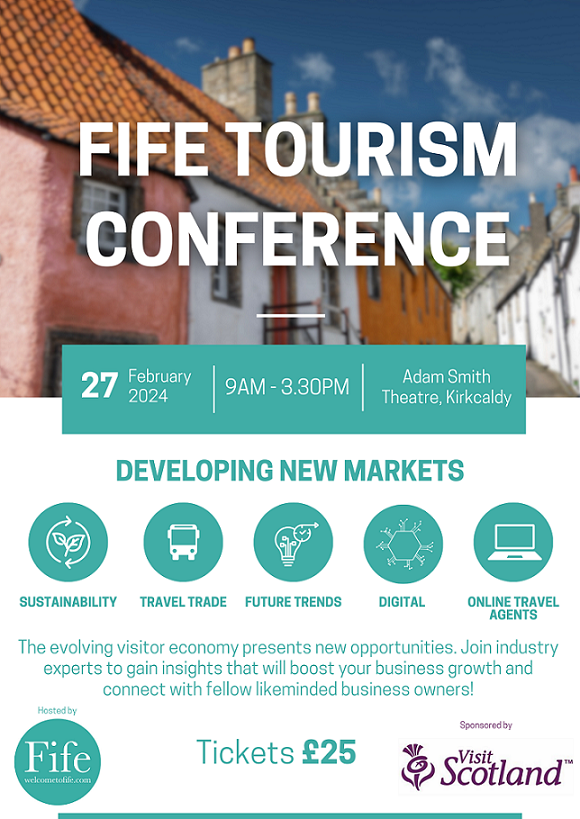Poster for the Fife Tourism Conference
