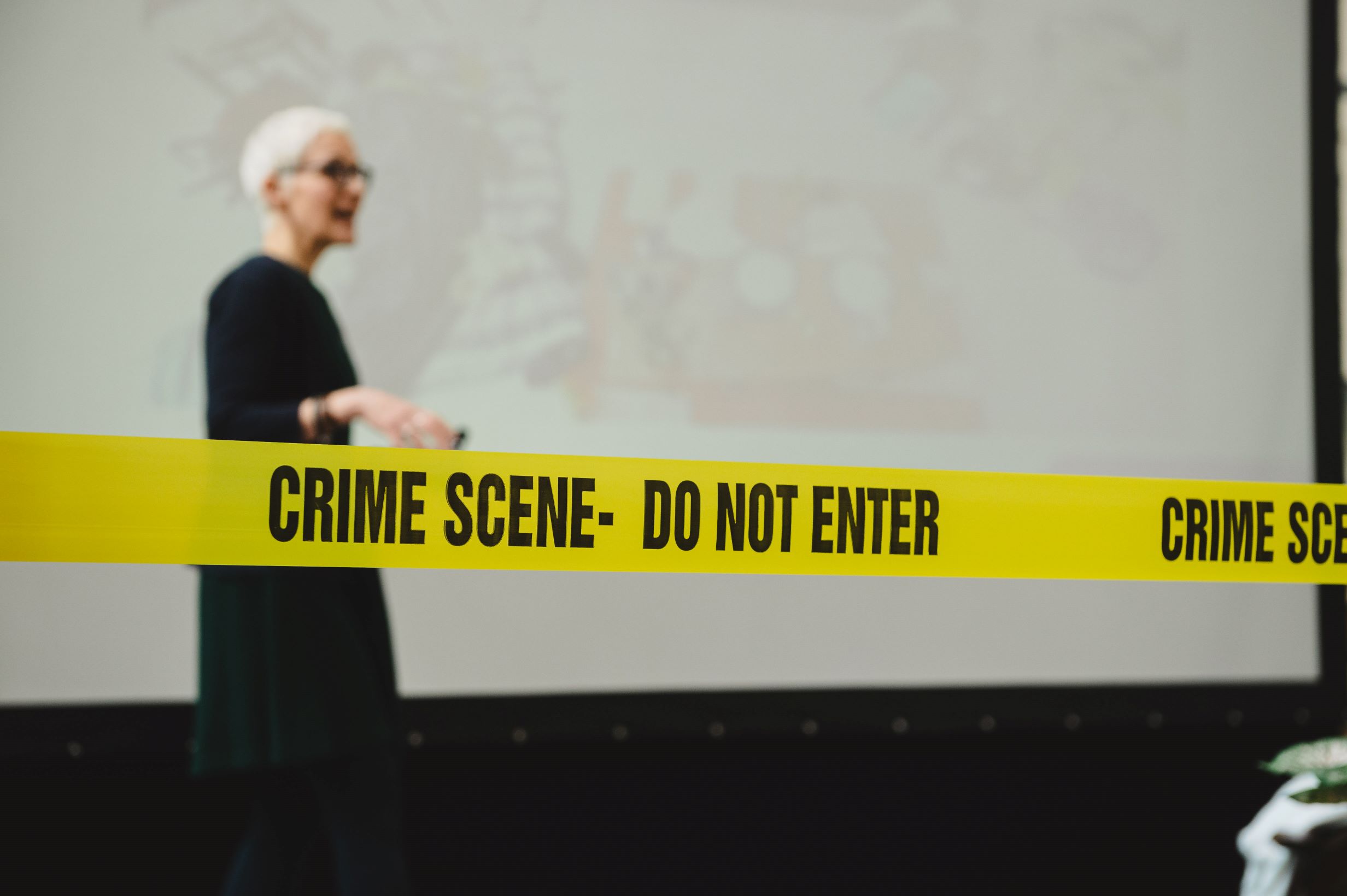 Behind the Crime Scene Tape with Wendy Deegan. Credit Richard Frew