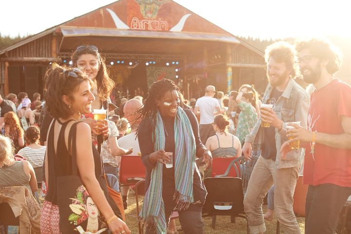 People at festival