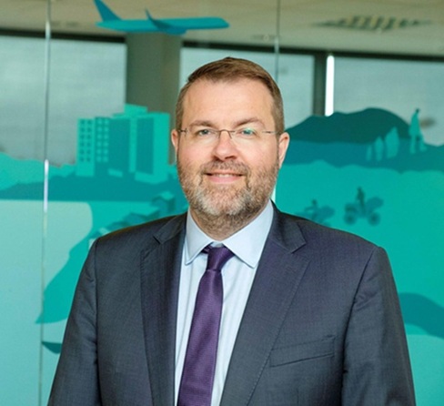 A close up of a person smiling