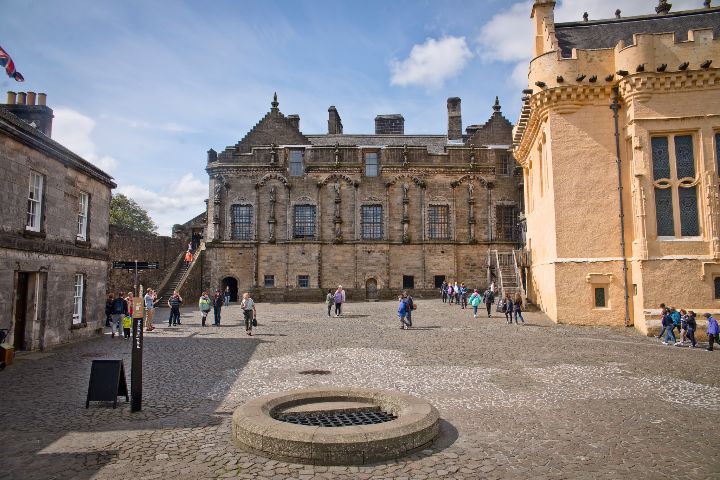 Stirling Castle courtyard