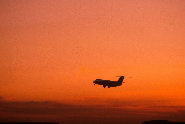 Flight at Edinburgh Airport