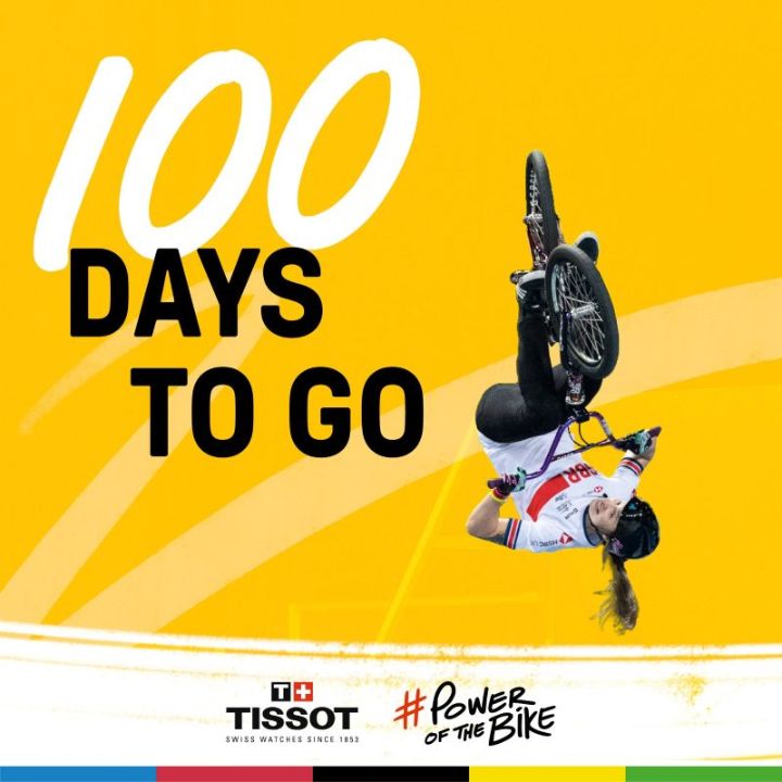 2023 UCI Cycling World Championships 100 days to go graphic