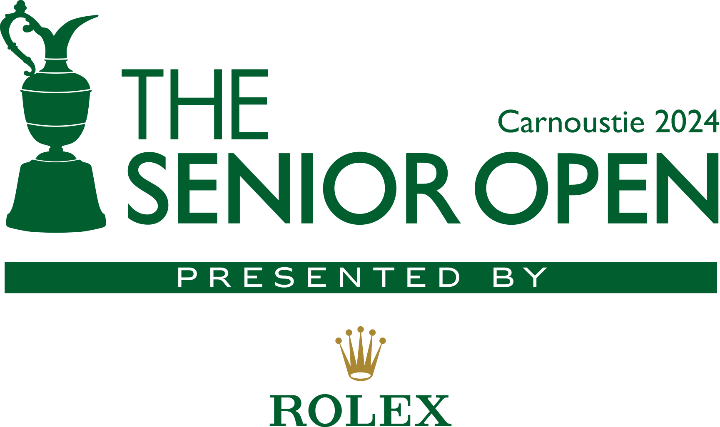 Logo for The Senior Open 2024 at Carnoustie
