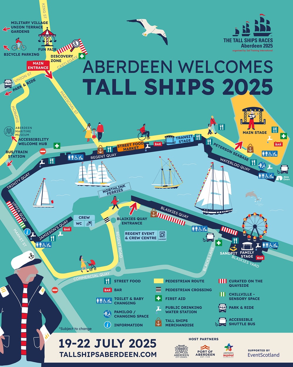 A map for a outdoor festival
