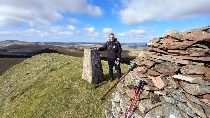 Chris Macdougall, VSA at Jedburgh iCentre, at the top of Skelfhill in the Scottish Borders