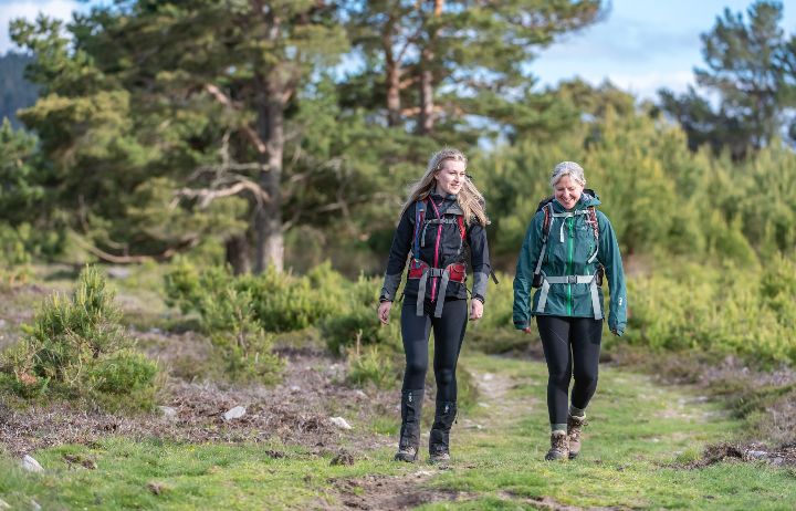 Hillwalkers in the Cairngorms National Park