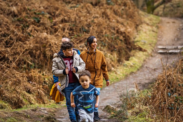 family walk