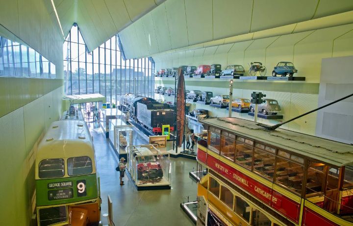 The inside of the Riverside Museum
