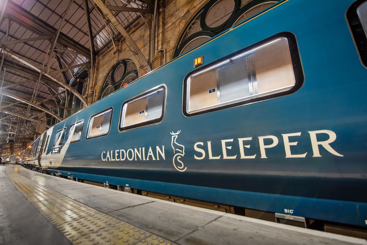 Caledonian Sleeper Train Exterior