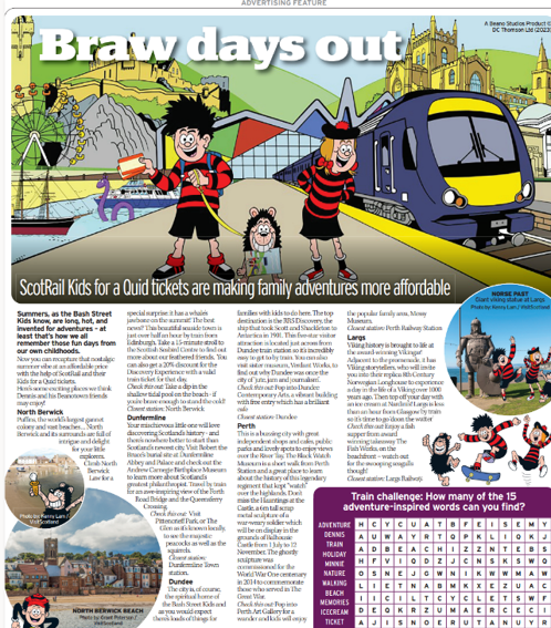 Beano campaign screenshot Dundee