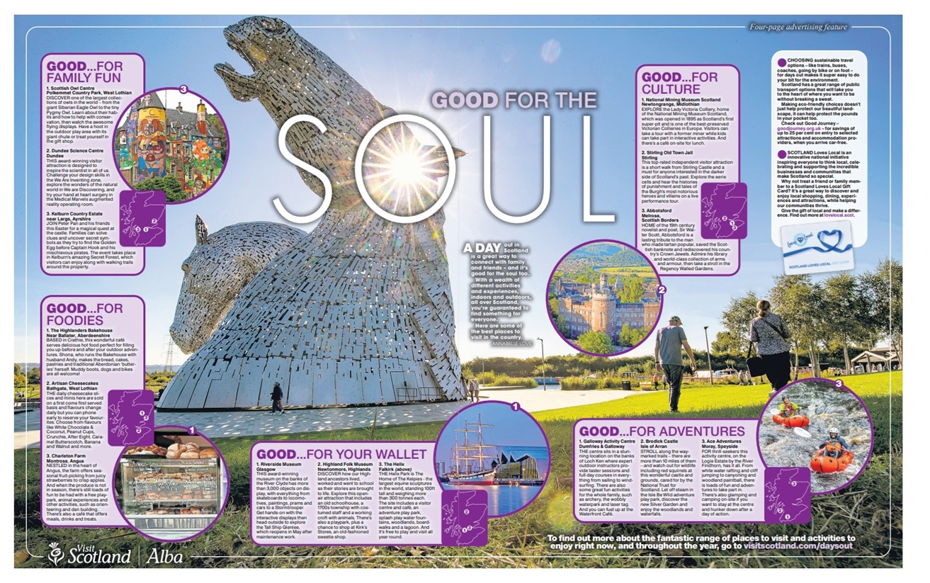 Good for the Soul spread in The Times