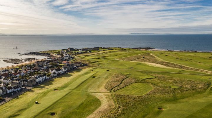 Elie Golf course aerial view