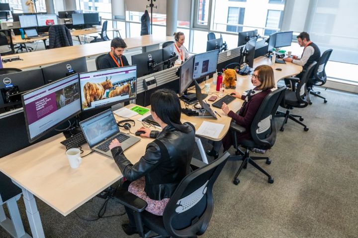 VisitScotland staff hard at work.