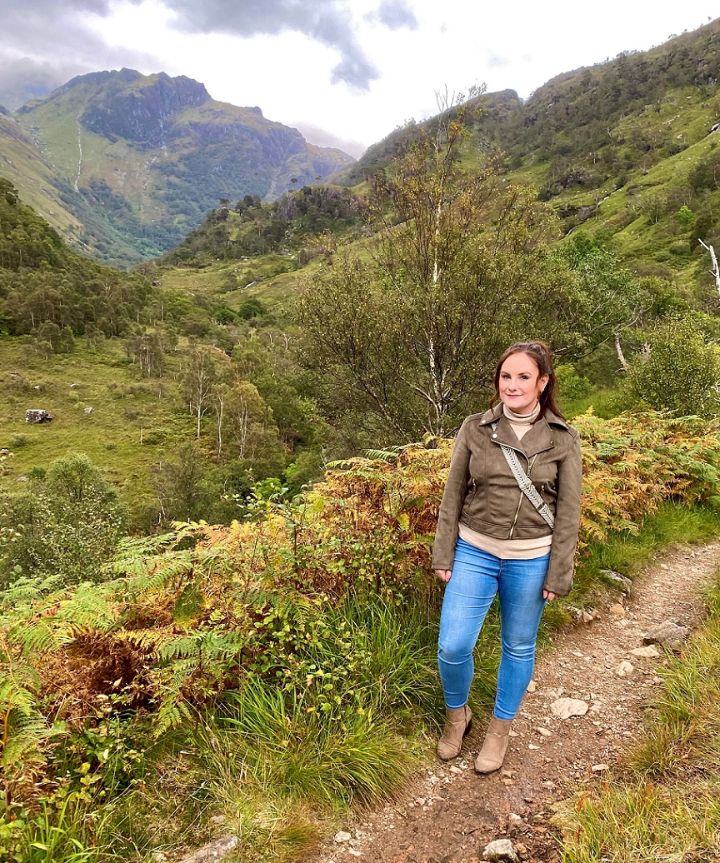 Kathleen McNab at Glen Nevis