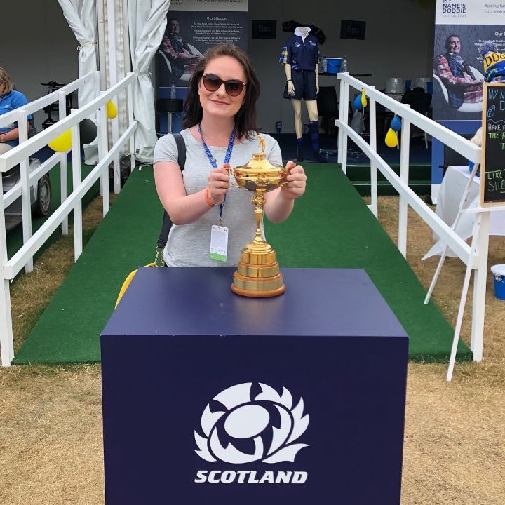 Kathleen McNab at the Scottish Open