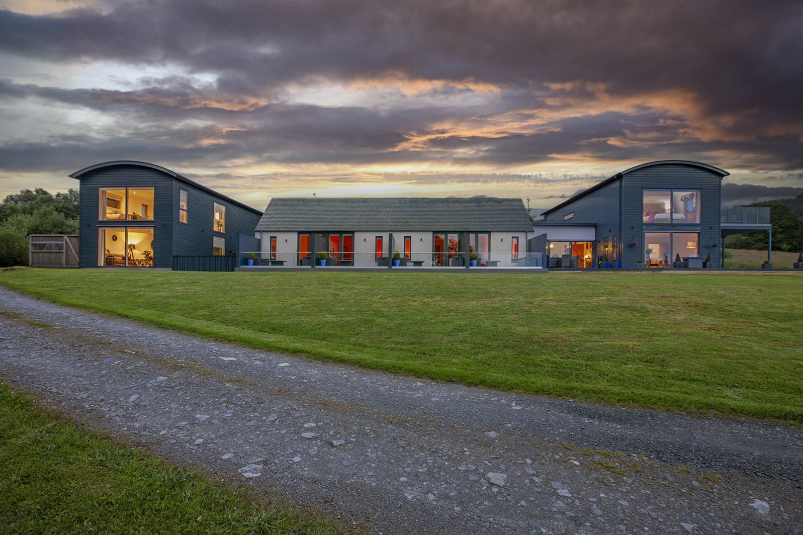 The exterior of Ardtorna accommodation
