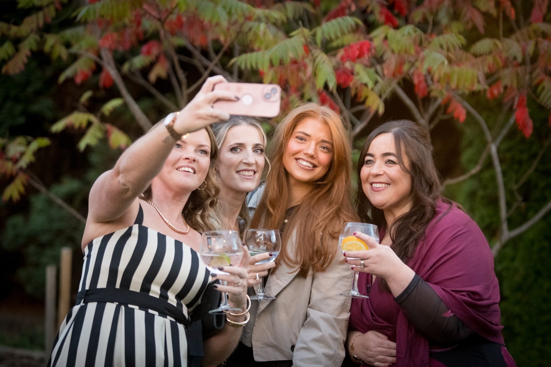 Guests taking a selfie at the awards