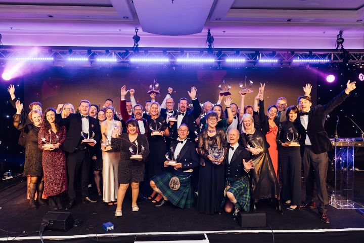 Group shot of winners at national final