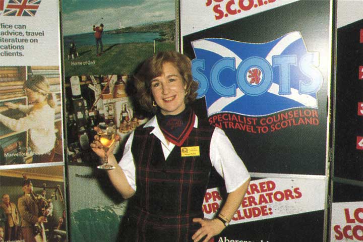 Peggy Walther of TTN inc. toasting success of SCOTS programme