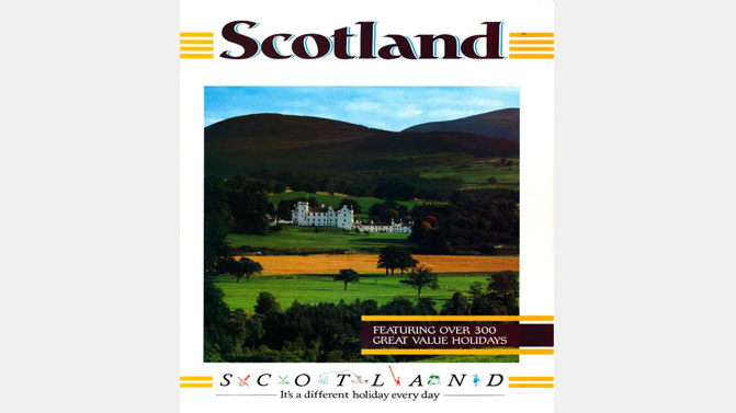 Scotland - It's a different holiday everyday brochure