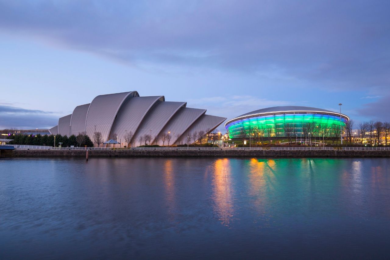 The Armadillo and The Hydro in Glasgow